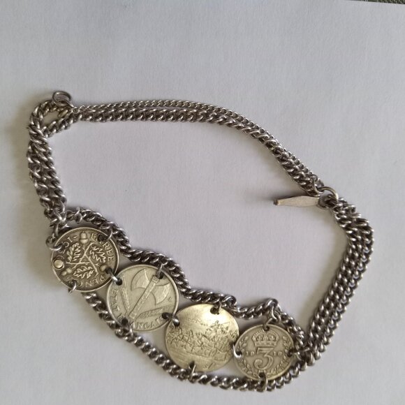 Unique antique "love token" bracelet in amazing condition for its age - Picture 3 of 3